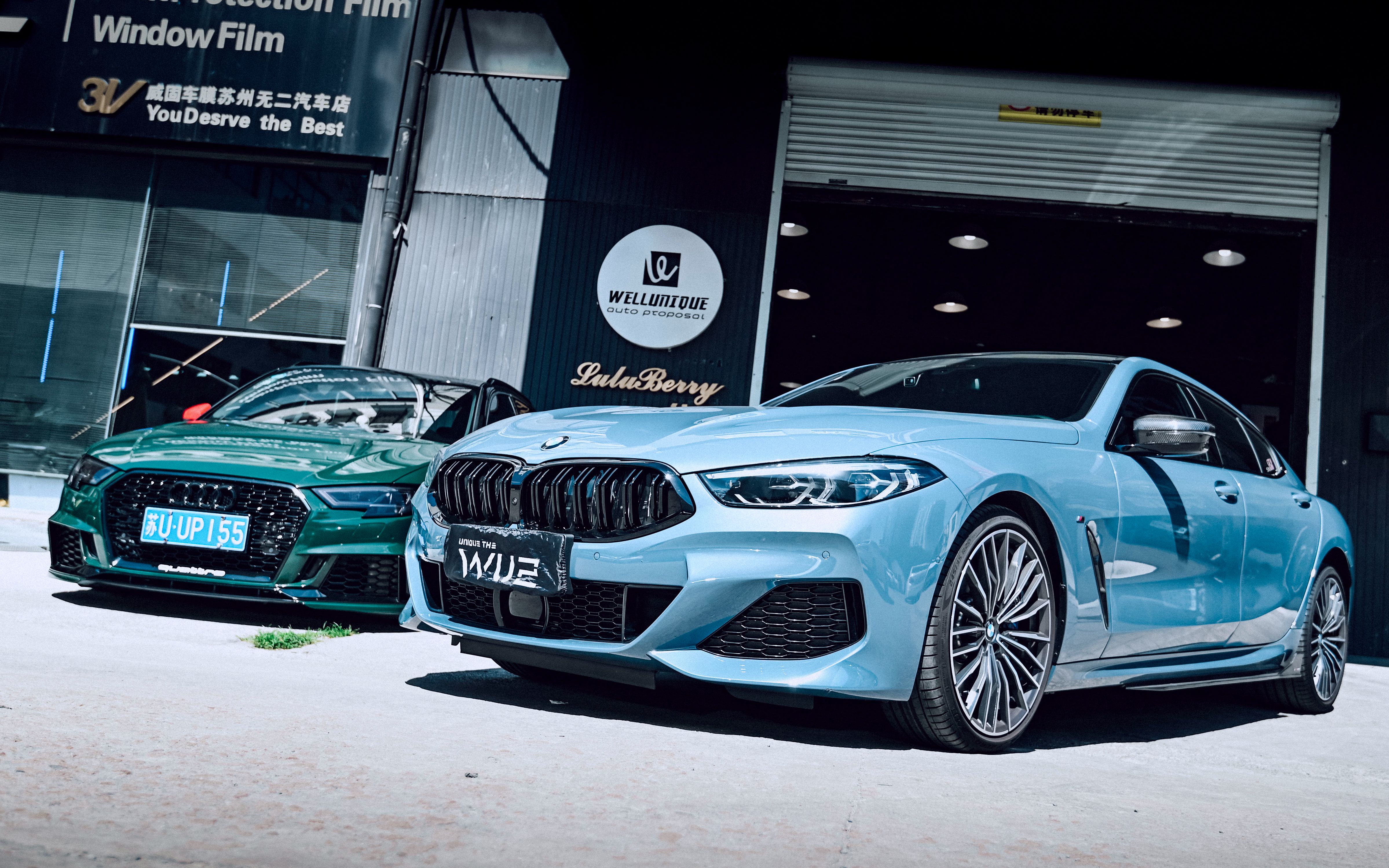 苏州无二汽车贴膜丨宝马8系升级碳纤维外观套件