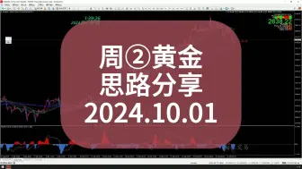 Download Video: 2024.10.01周②黄金思路分享（本周重点关注2622区域的支撑考验）