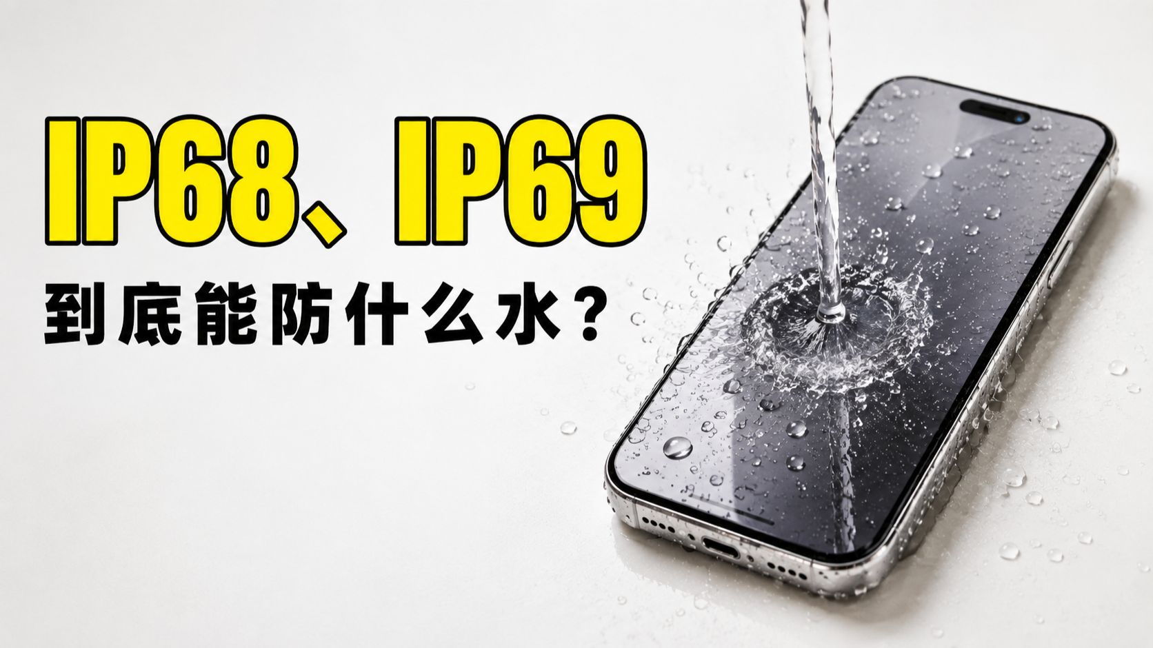 IP68、IP69到底能防什么水