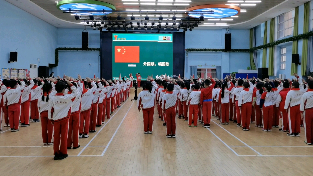 北京市育英学校紫金长安升旗仪式000