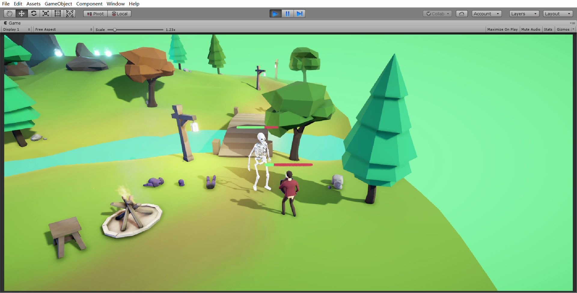unity初学rpg类游戏demo
