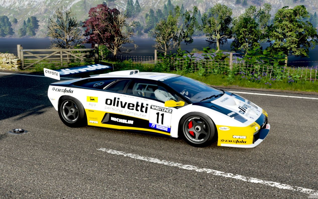 极限竞速地平线4 环岛6分42秒(x级 兰博基尼diablo gtr)