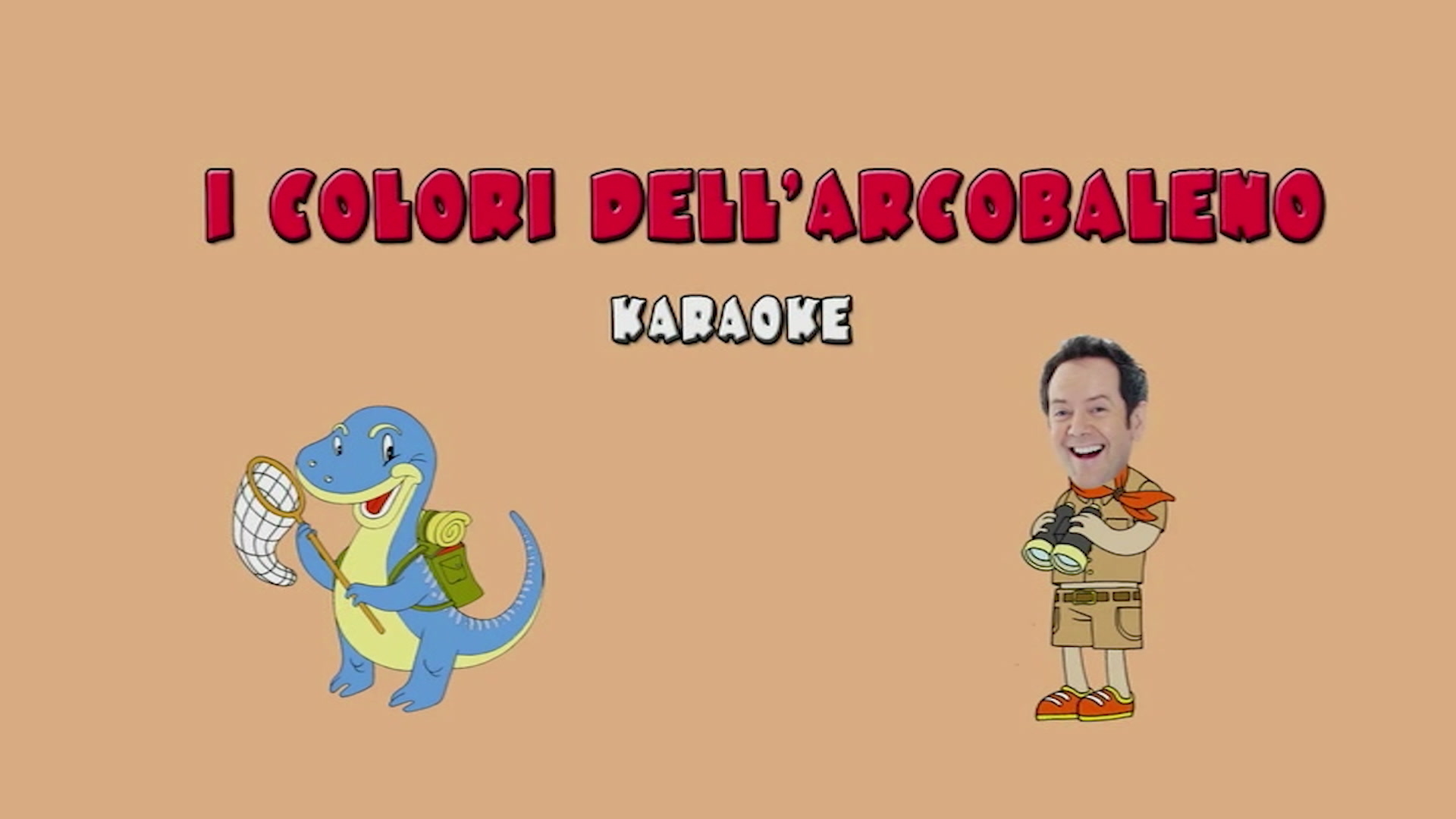 [图]Nella giungla - I colori dell'arcobaleno in inglese - Canzone e karaoke per bamb