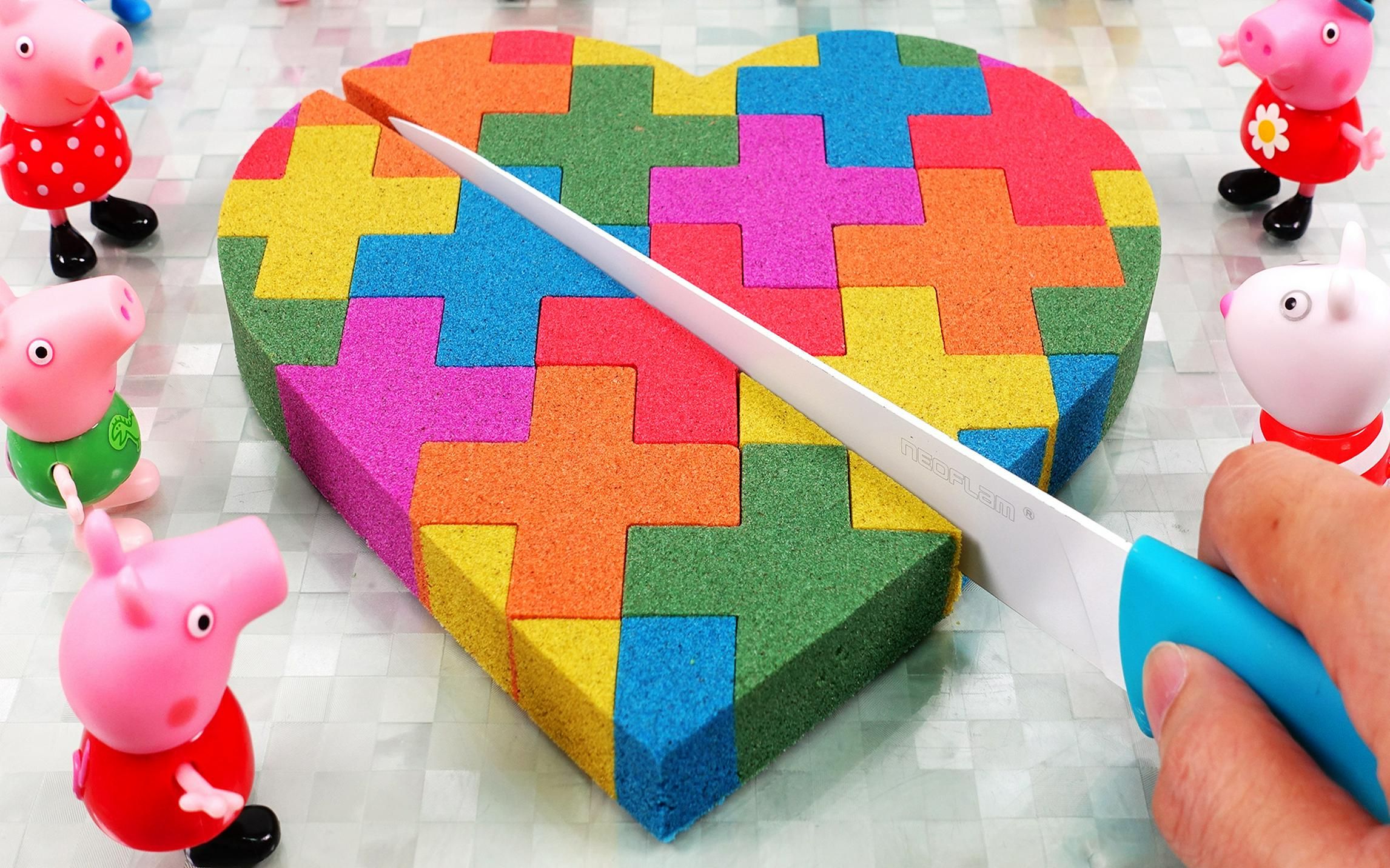 【太空沙diy】 一刀刮下去不解压吗?