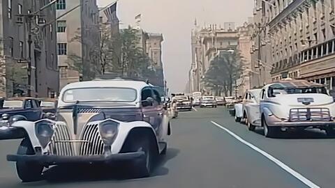 1940年代纽约路上的车比现在漂亮多了 还不堵车 哔哩哔哩 Bilibili