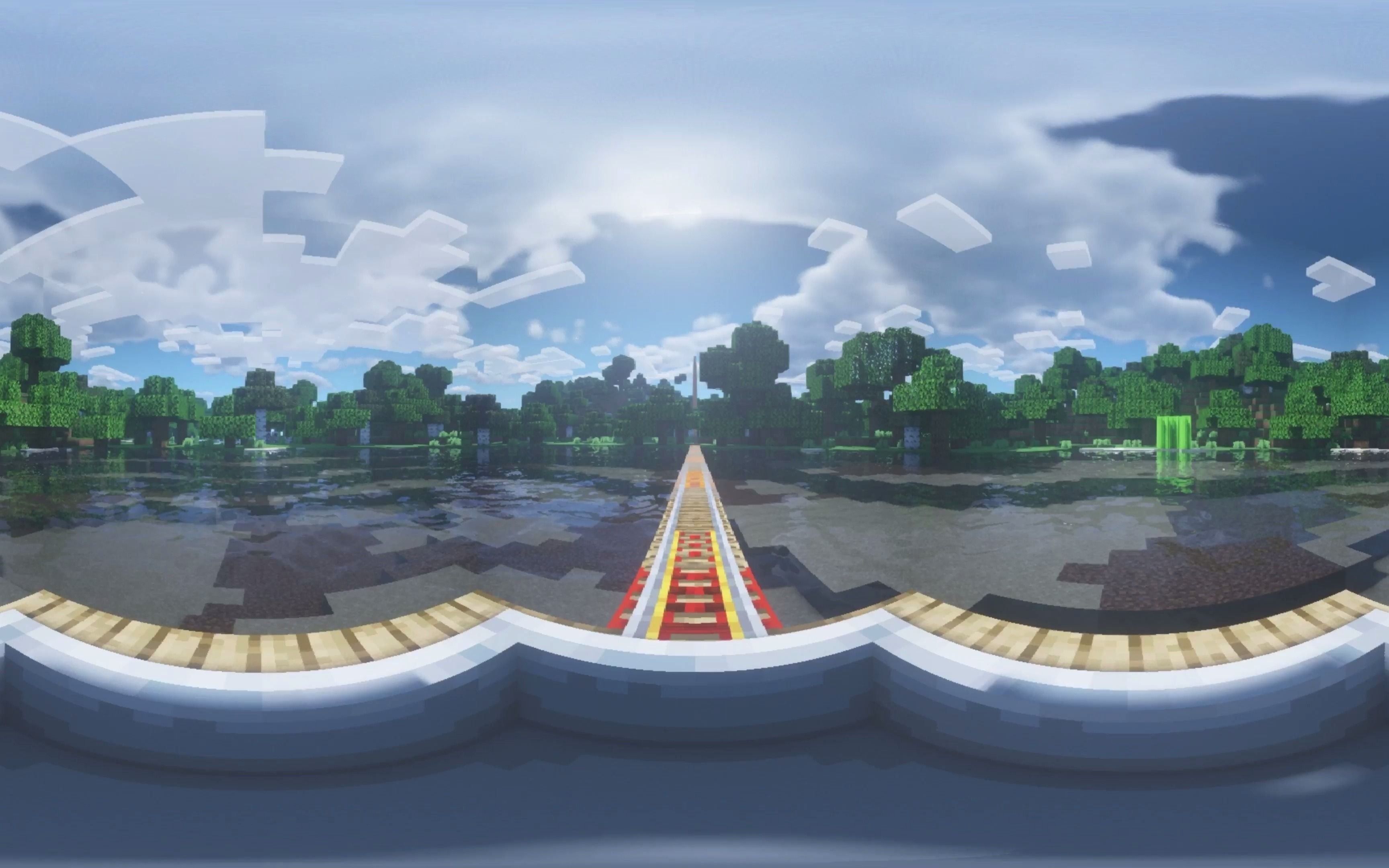 【360度全景】我的世界光影欣赏【菜鸟剪辑】_单机游戏热门视频