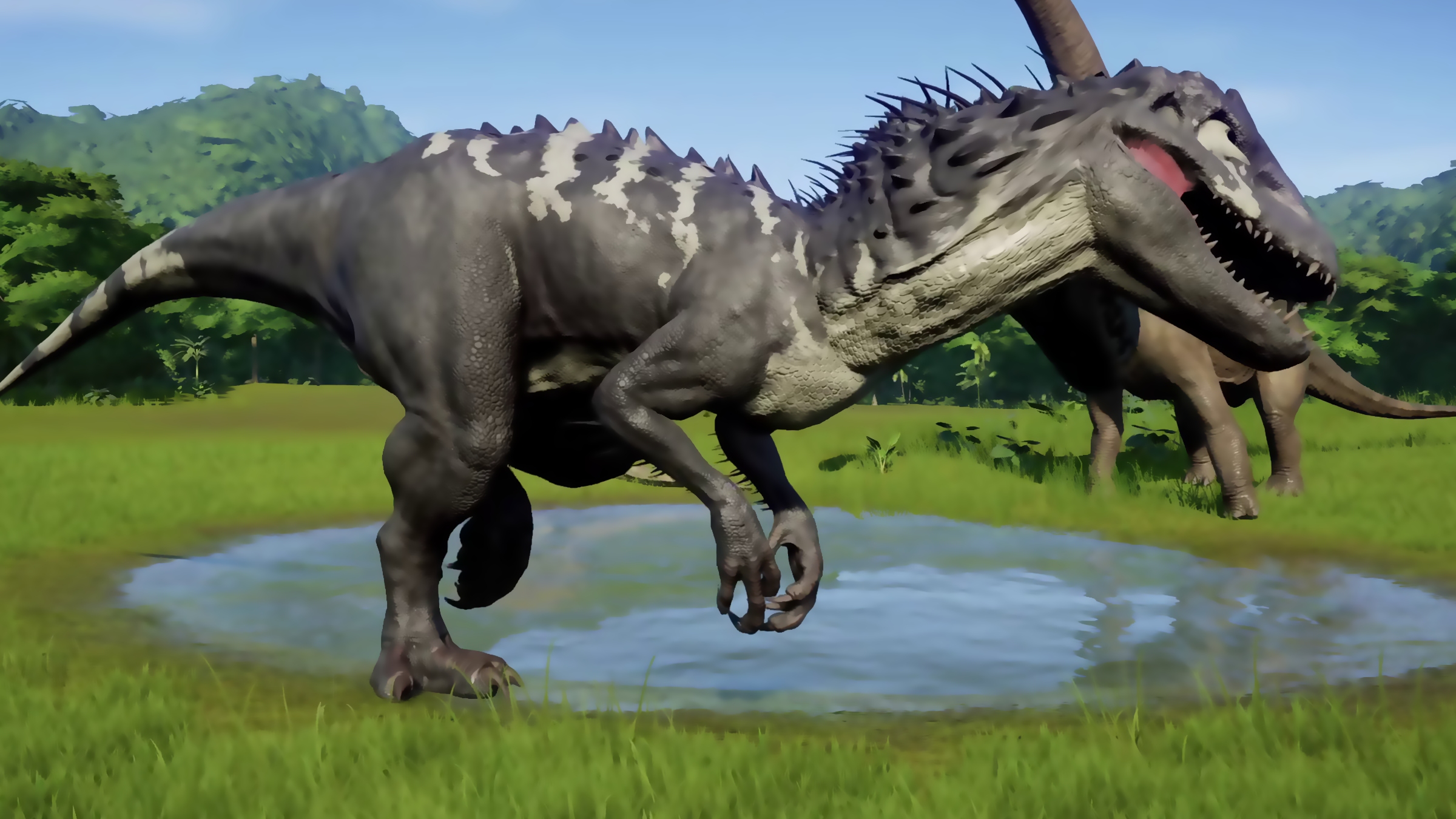 3头变异狂暴龙被暴龙击败恐龙世界20