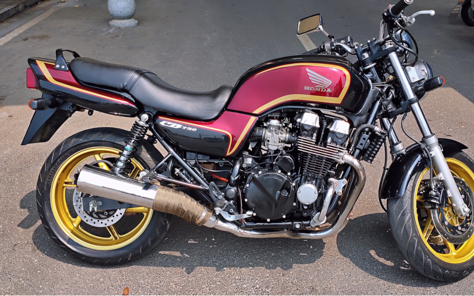 本田cb750音浪欣赏 honda神逼老四缸 行尸走肉弩哥同款  cb400街车