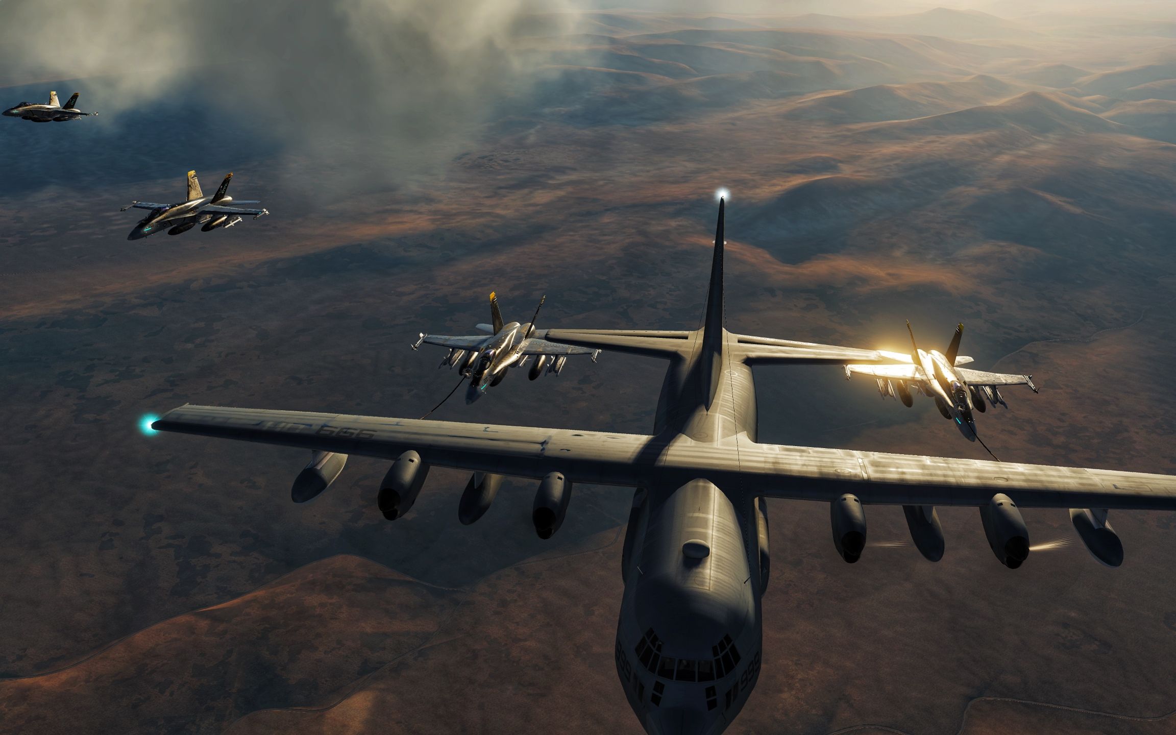 dcs world 飞行日志——空中加油mv