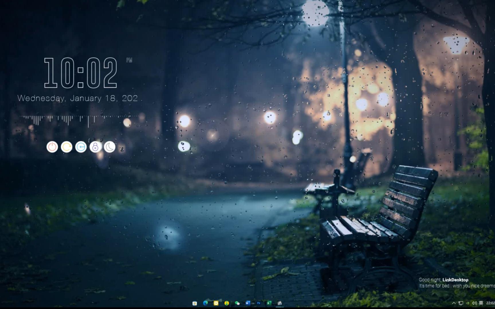 适用于Windows的雨夜动态桌面主题哔哩哔哩bilibili