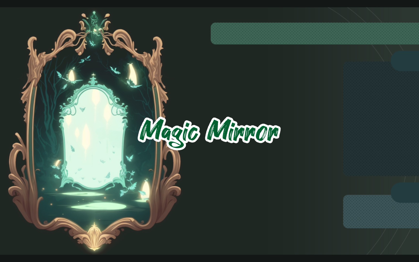 【ai生成】vup背景套装|动态魔镜弹幕板mp4|magic mirror |在售6软