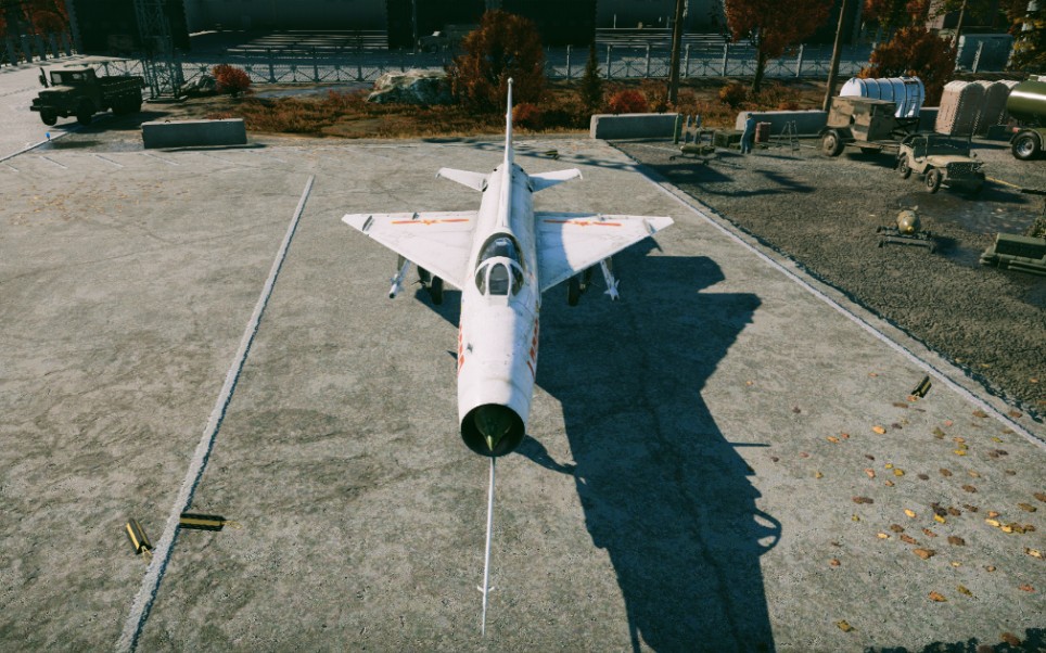 歼7ii出击脚踢a10拳打鹞子ho