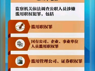 公职人员涉嫌18个滥用职权犯罪,监察机关依法调查哔哩哔哩bilibili