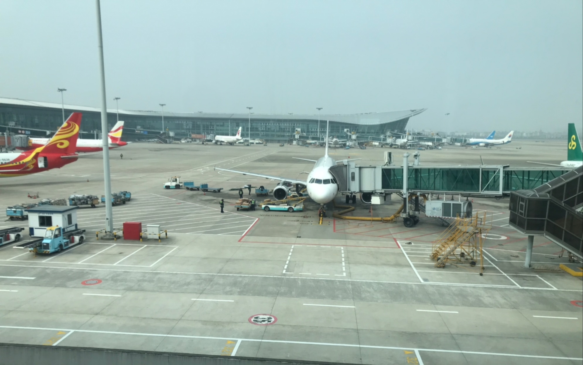 杭州萧山机场跑道图片