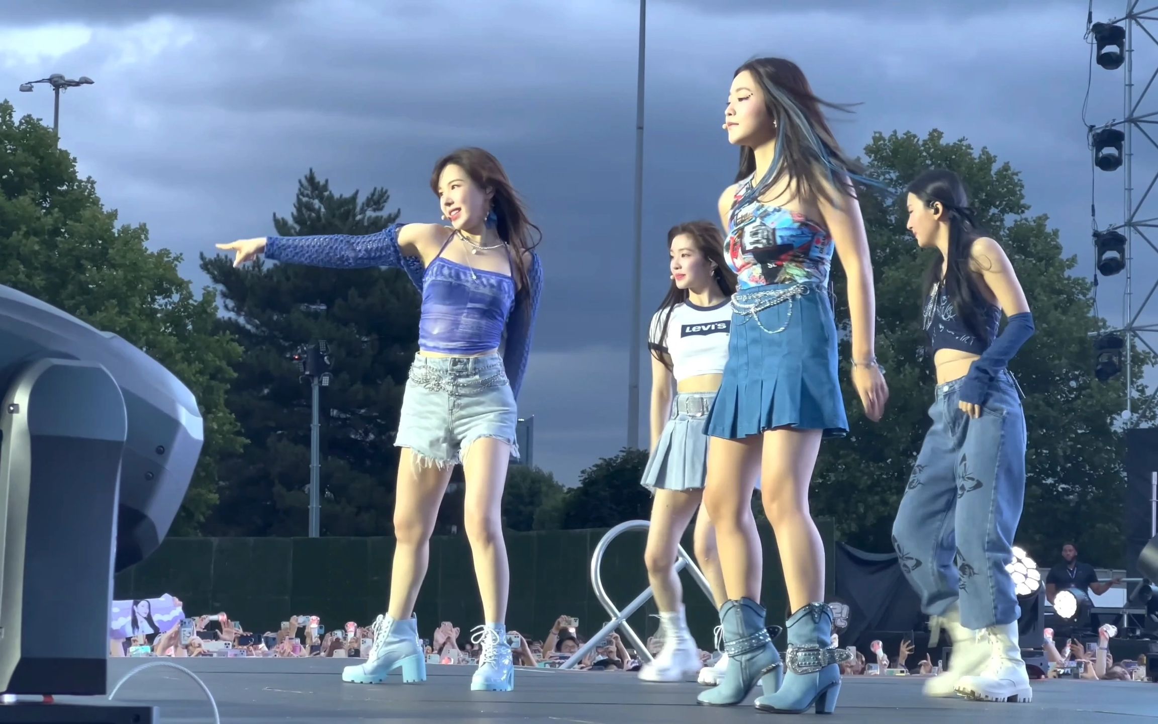 【4k】redvelvet 220731 queendom 全体侧拍