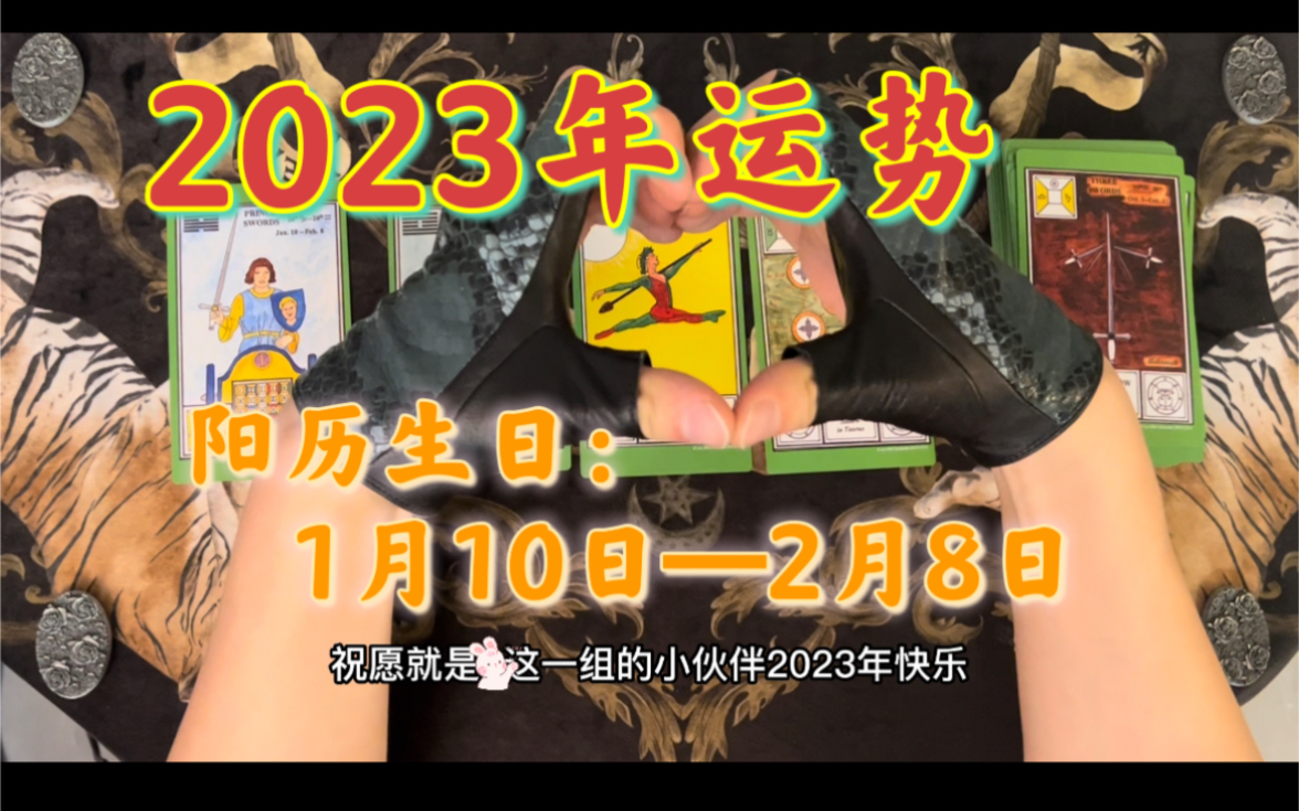 【大众占卜】2023年运势 生日:1月10日—2月8日桌游棋牌热门视频