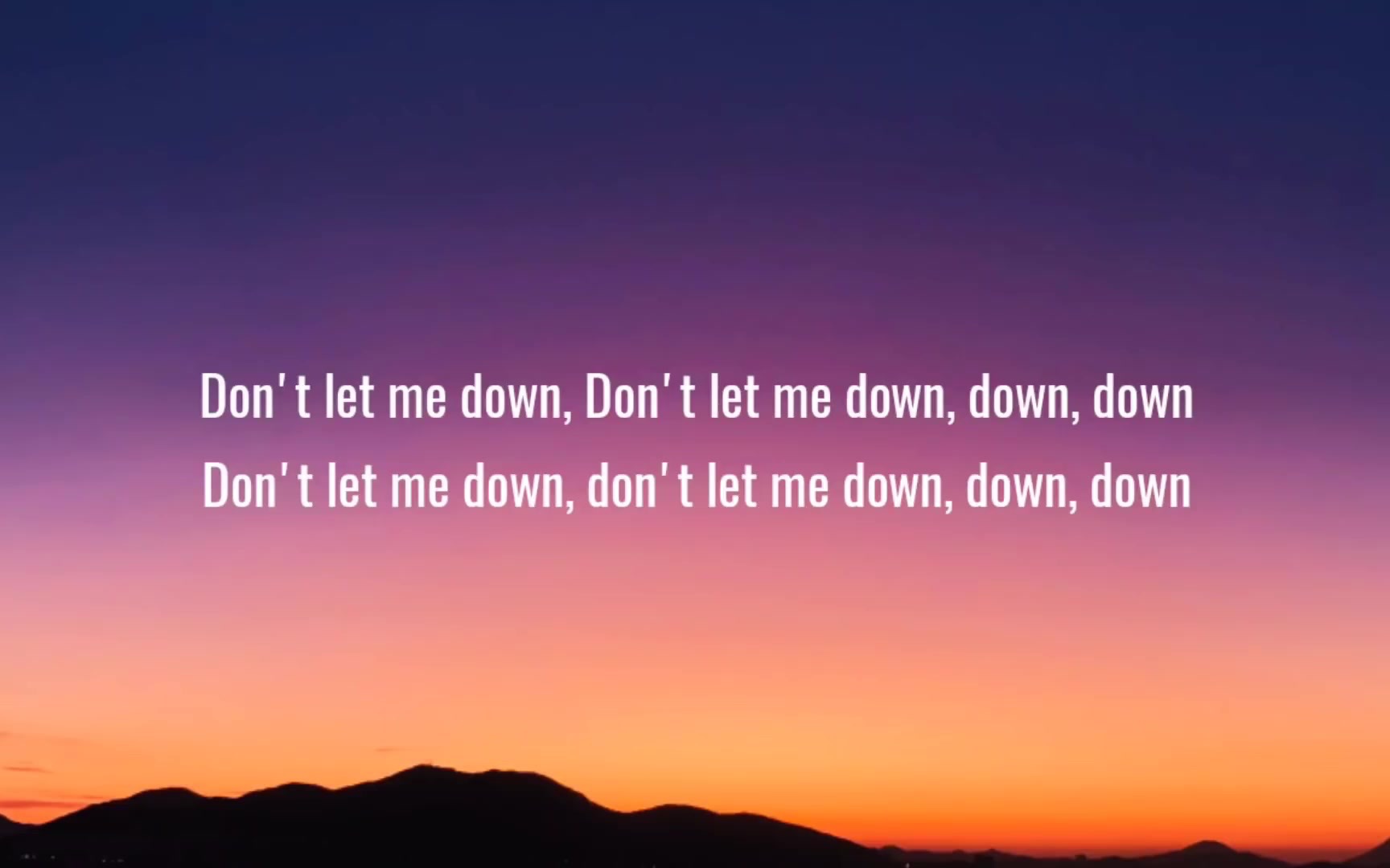 [图]【搬运】The Chainsmokers - Don't Let Me Down (Lyrics) ft. Daya