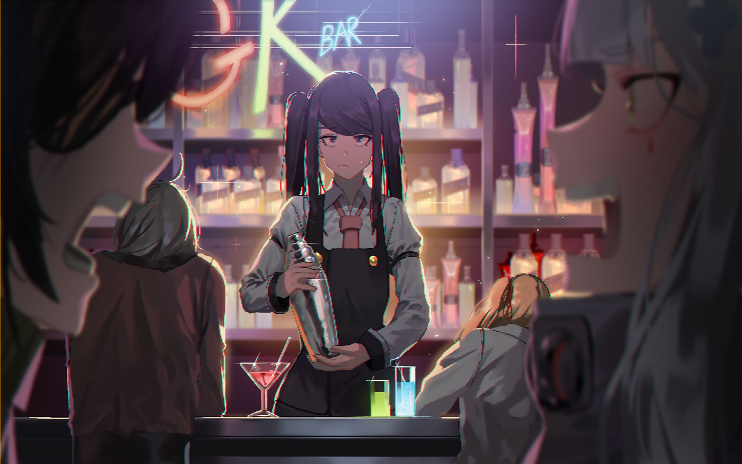 [图]【鸑鷟】少女前线：VA-11 Hall-A联动  真·结局（活动全剧情，调酒剧情）