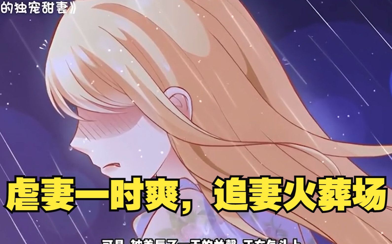 虐妻一时爽,追妻火葬场,看完我也笑了