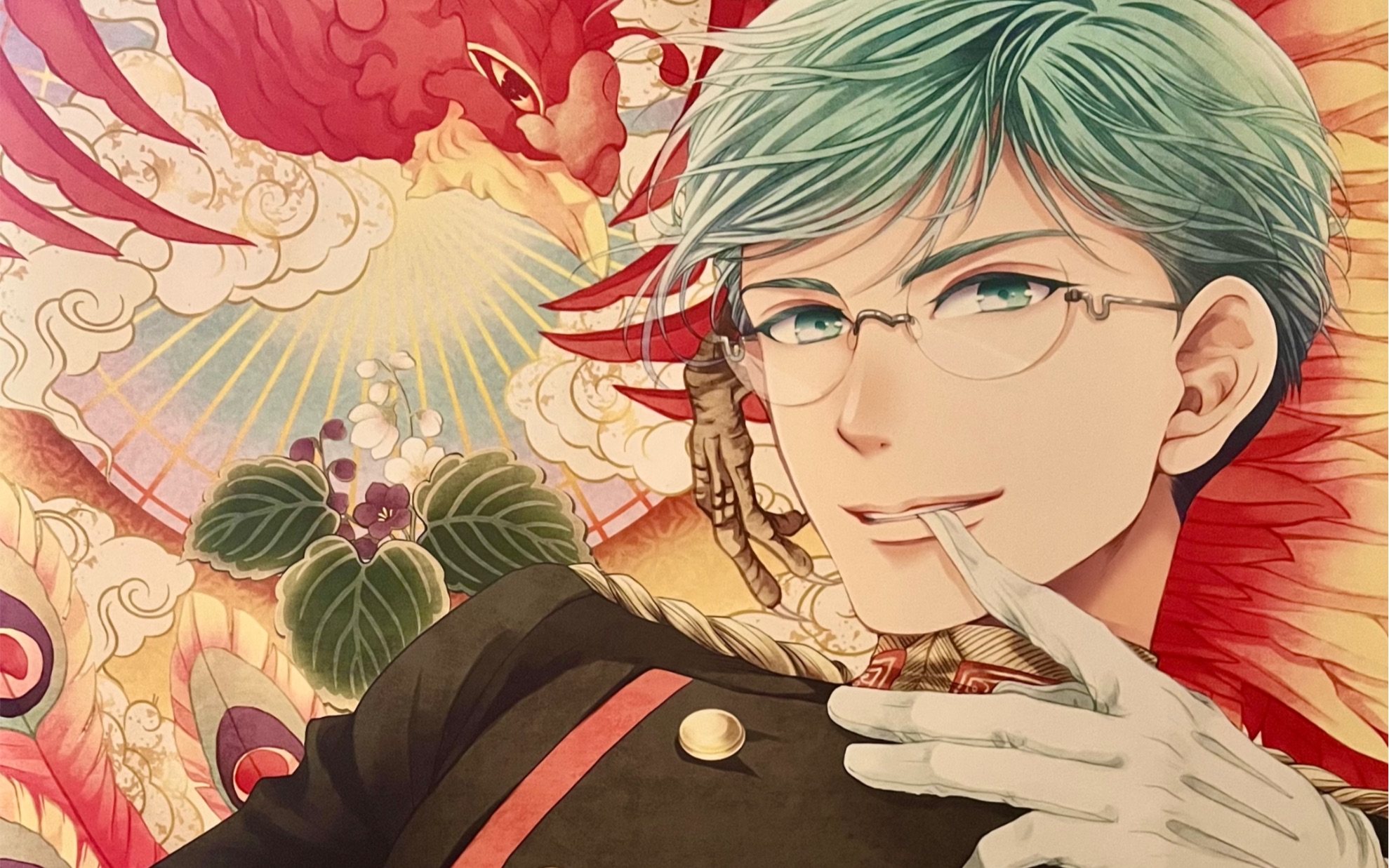 蝶之毒华之锁|尾崎秀雄挂画开箱_哔哩哔哩_bilibili