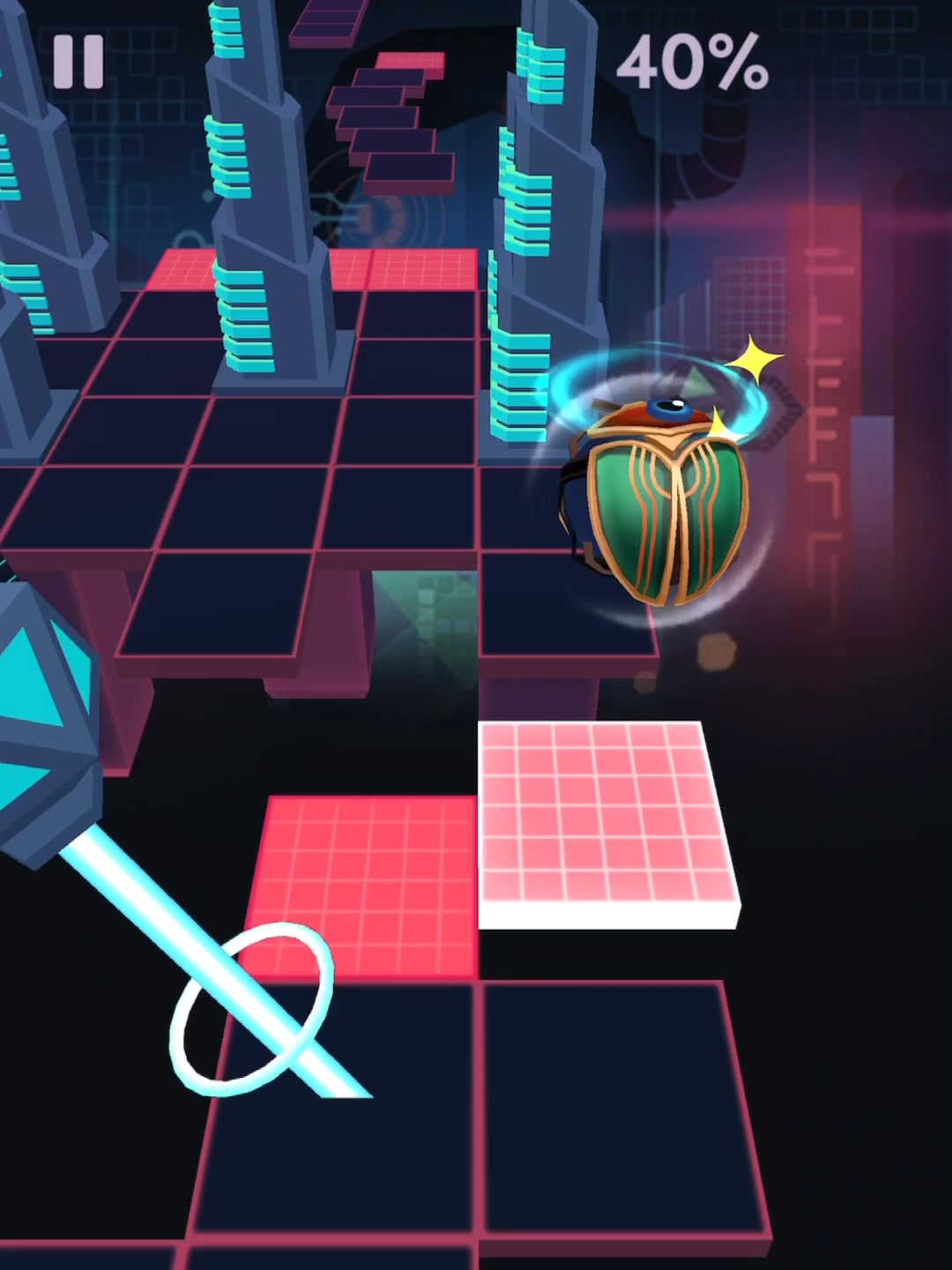 滚动的天空灼热未来6星玩法掉盾了