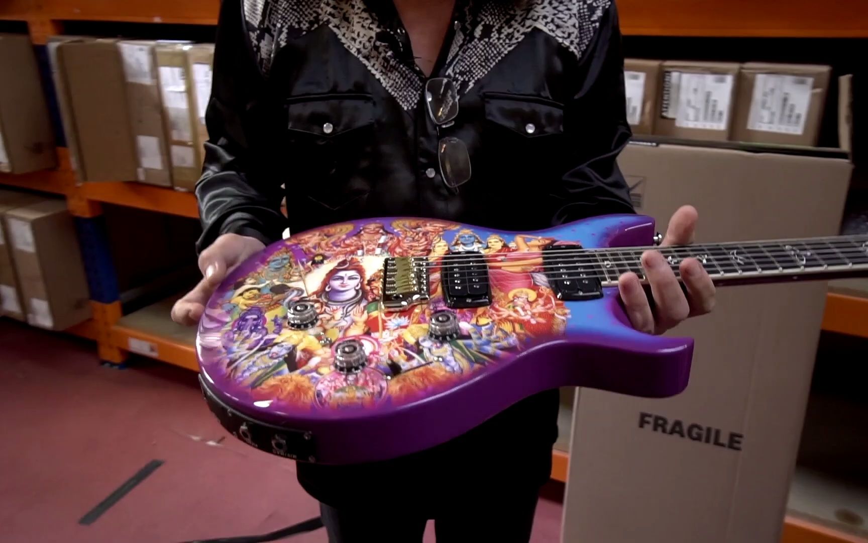 king crimson新主唱吉他手jakko jakszyk的prs private stock印度前卫