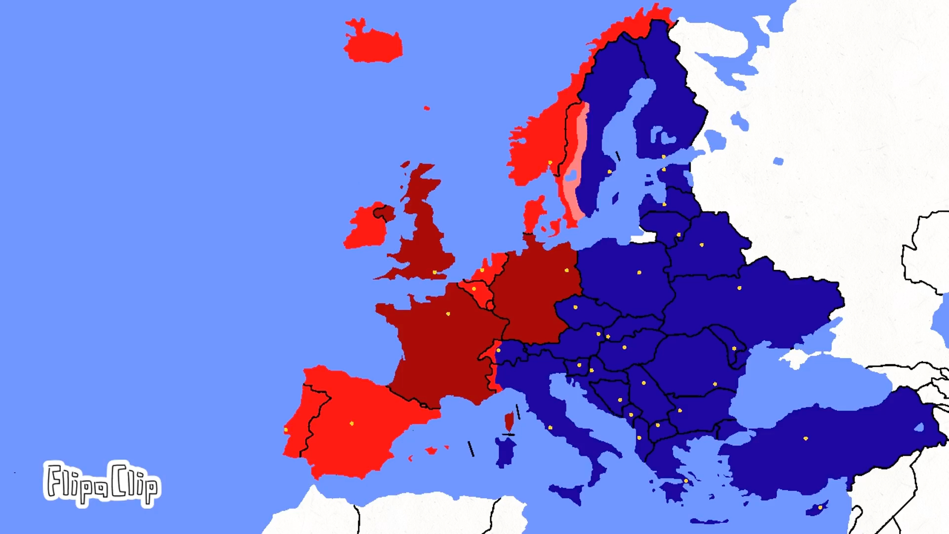 英法德vs欧洲其他国家无俄