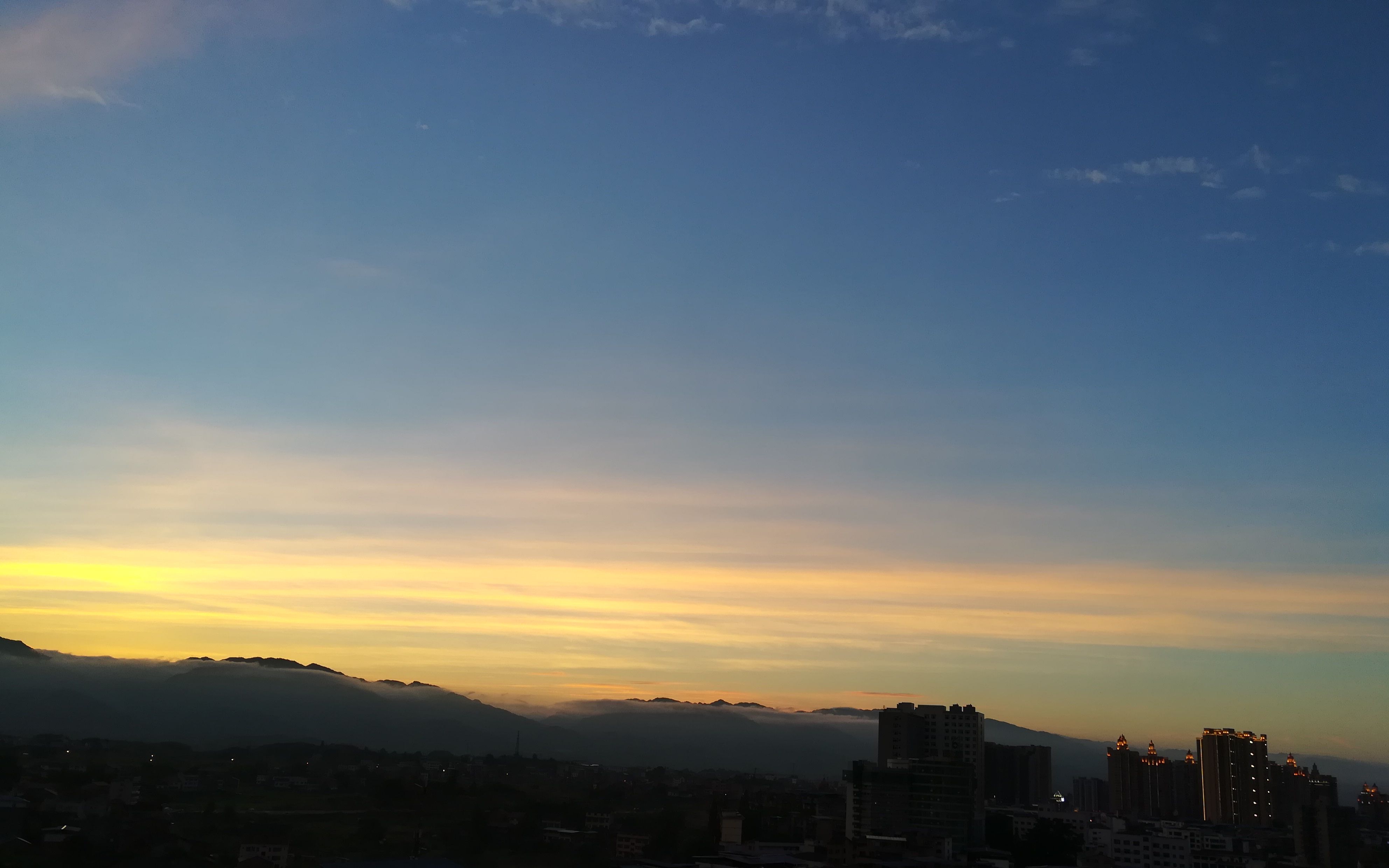 傍晚 学校2017-11-23