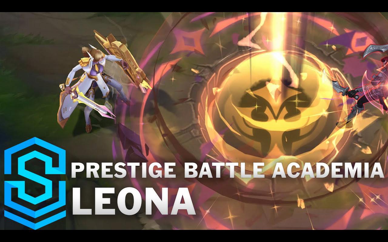 皮肤展示蕾欧娜曙光女神至臻battleacademia测试服英雄联盟