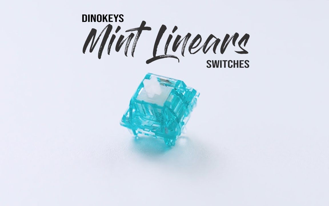 【油管】Mint 薄荷线性轴 | UHMWPE 轴心 | Dinokeys哔哩哔哩bilibili