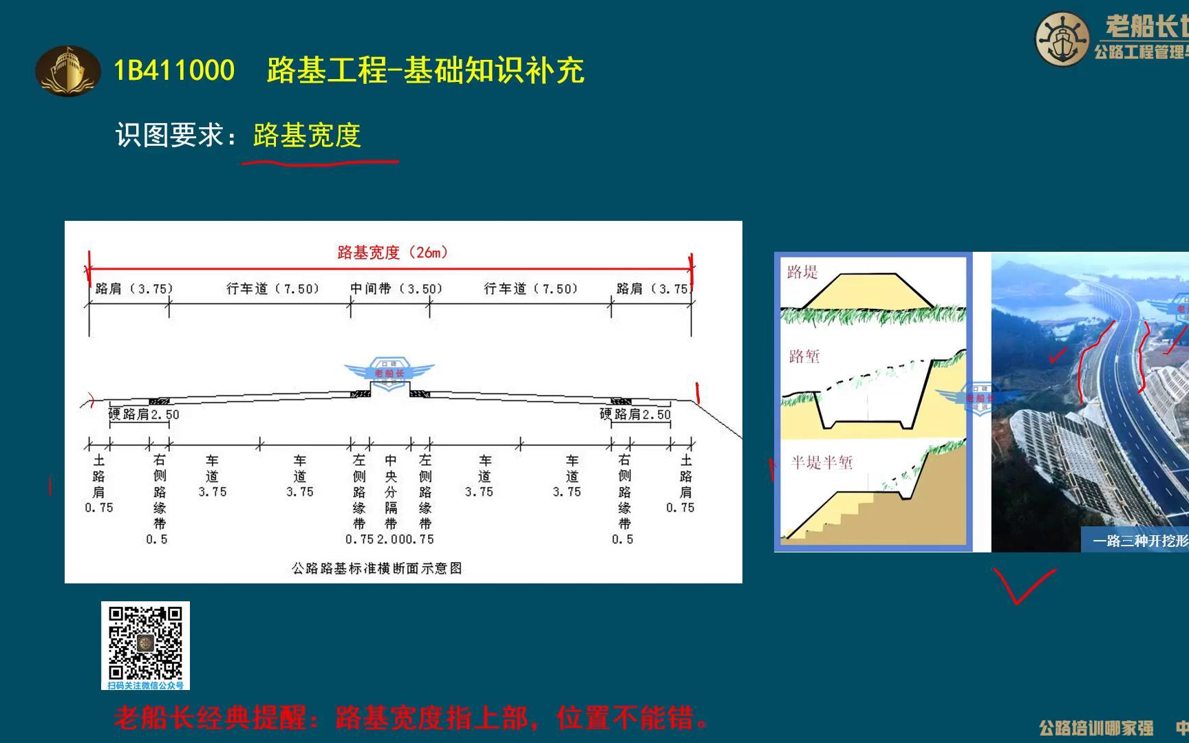 推荐名师课堂 2021老船长一建公路02导言及路基工程基础知识补充(二)哔哩哔哩bilibili