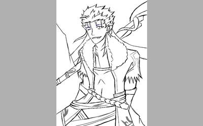 【板绘】库丘林_汪酱(1)勾线