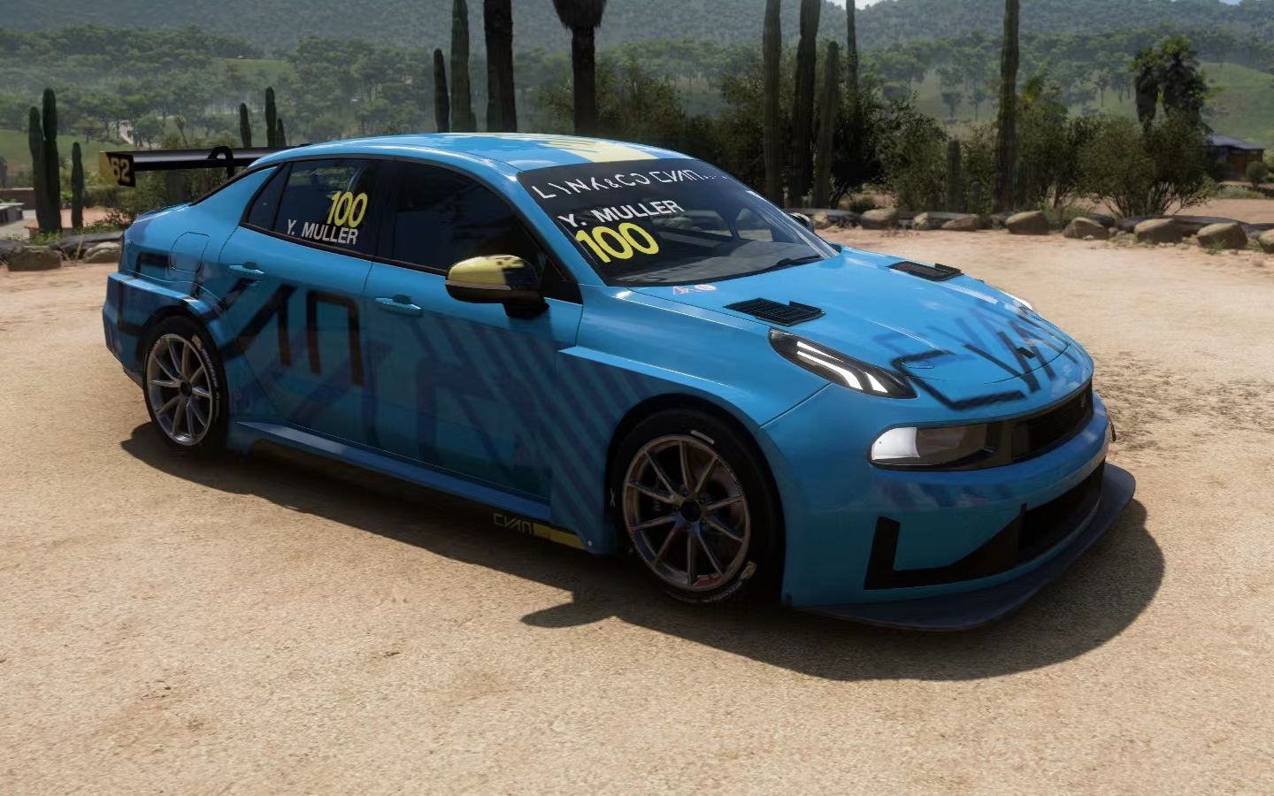 原厂领克03cyan tcr 迎战巨汗试跑(地平线5)