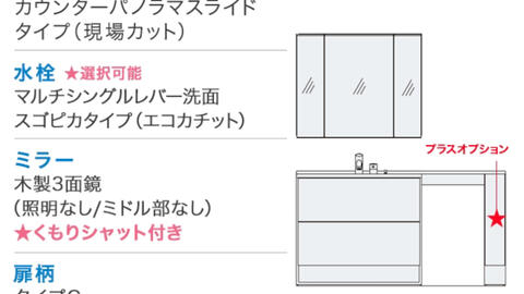 日本原装进口Panasonic松下本土版洗面化妆台松下整体浴室柜总长1.7米 