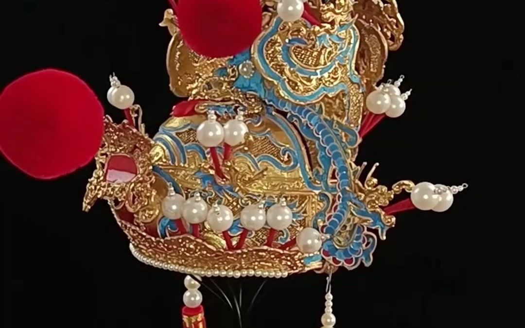 【一物】川剧传统特色盔帽——岳盔