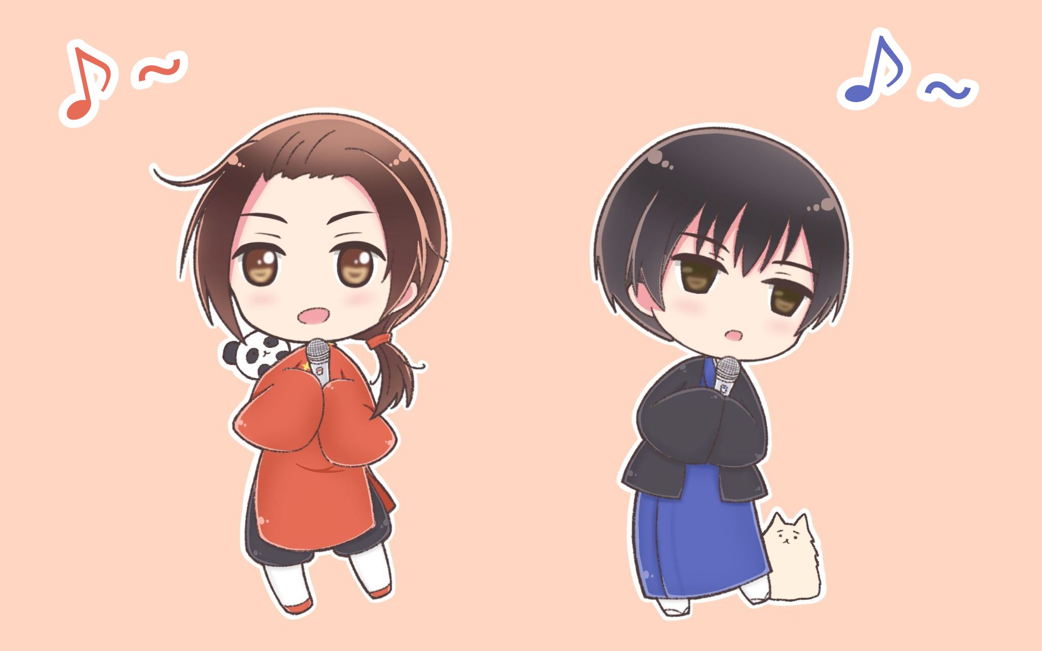 【aph/极东】まるかいて地球(上千岁老年人抢麦现场?