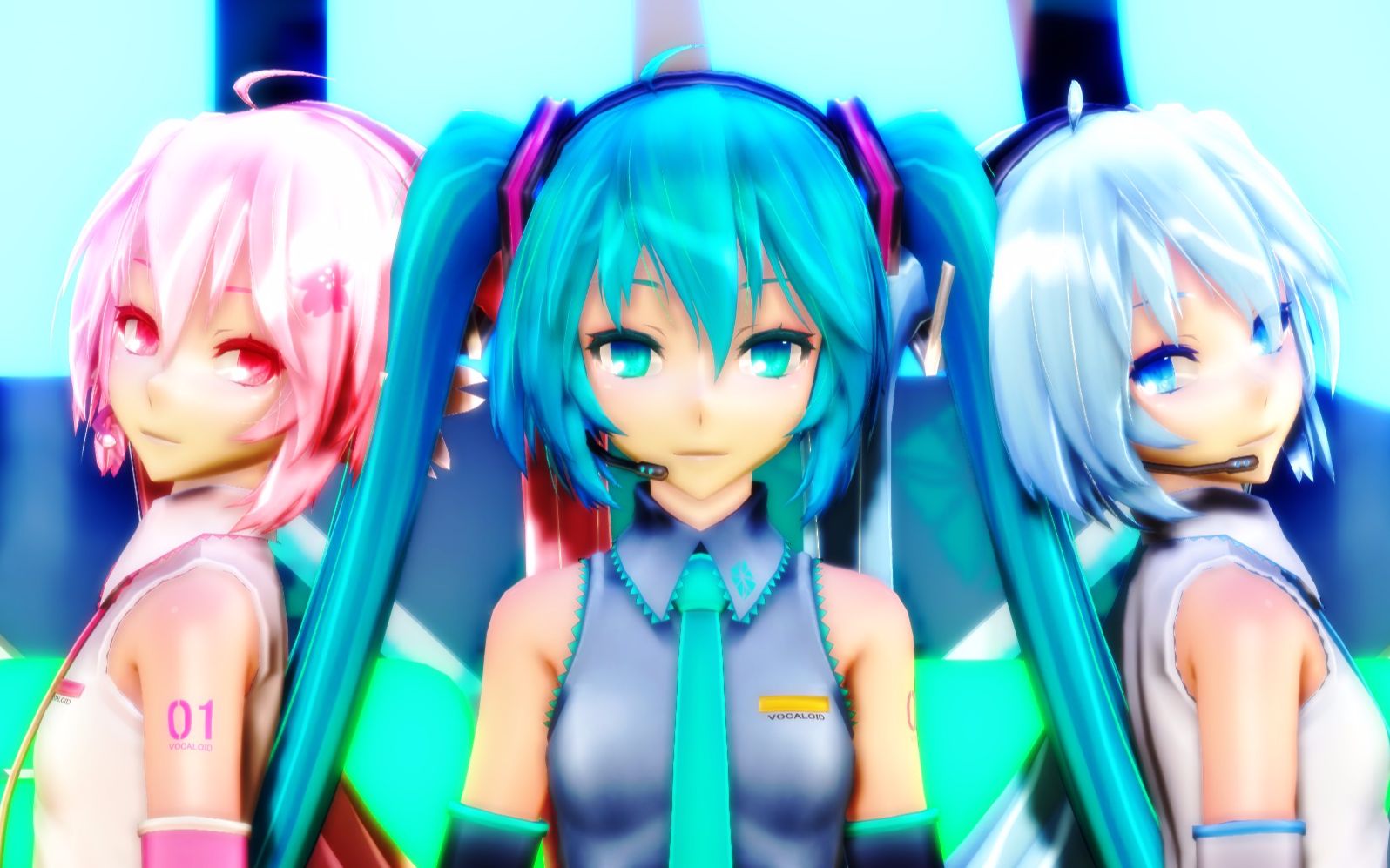 [图]【初音MMD】百变的公主殿下今天依旧充满自信♪MIKU 樱MIKU 雪MIKU☆baby maniacs【10th初音未来诞生祭】