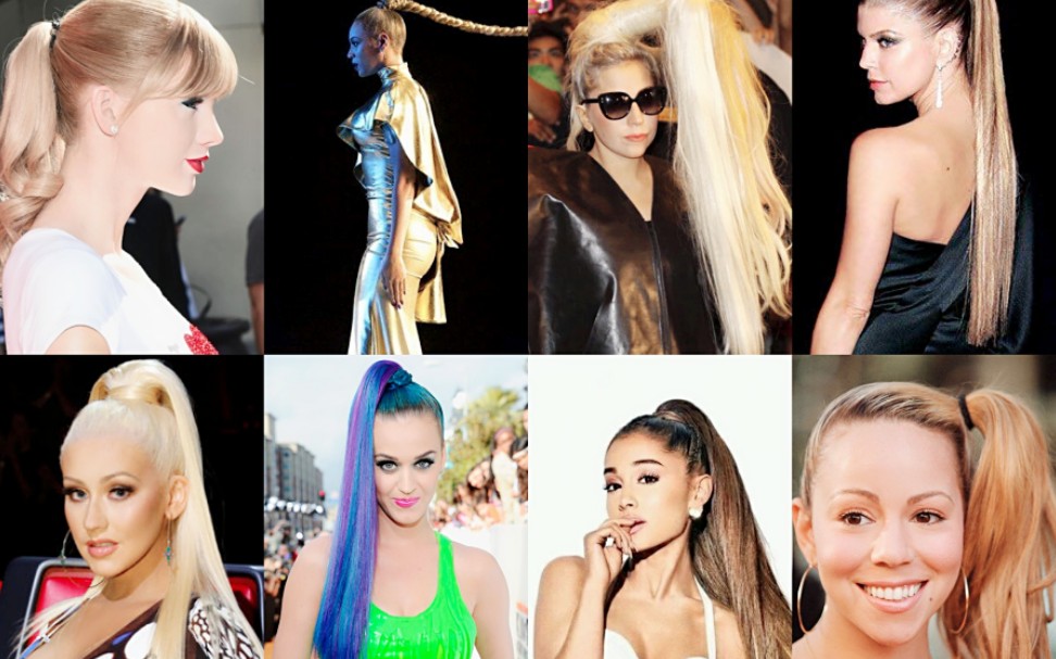 diva欧美女歌手的马尾婆造型哪个最好看第一期