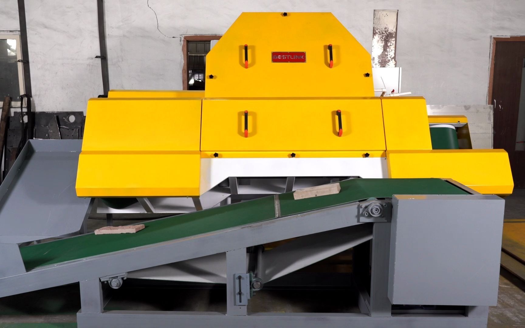 30hp/60hp威猛切带传送带,直角切石机 thin stone veneer saw cutting