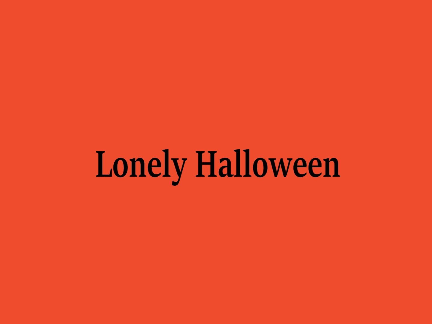 [图]lonely Halloween