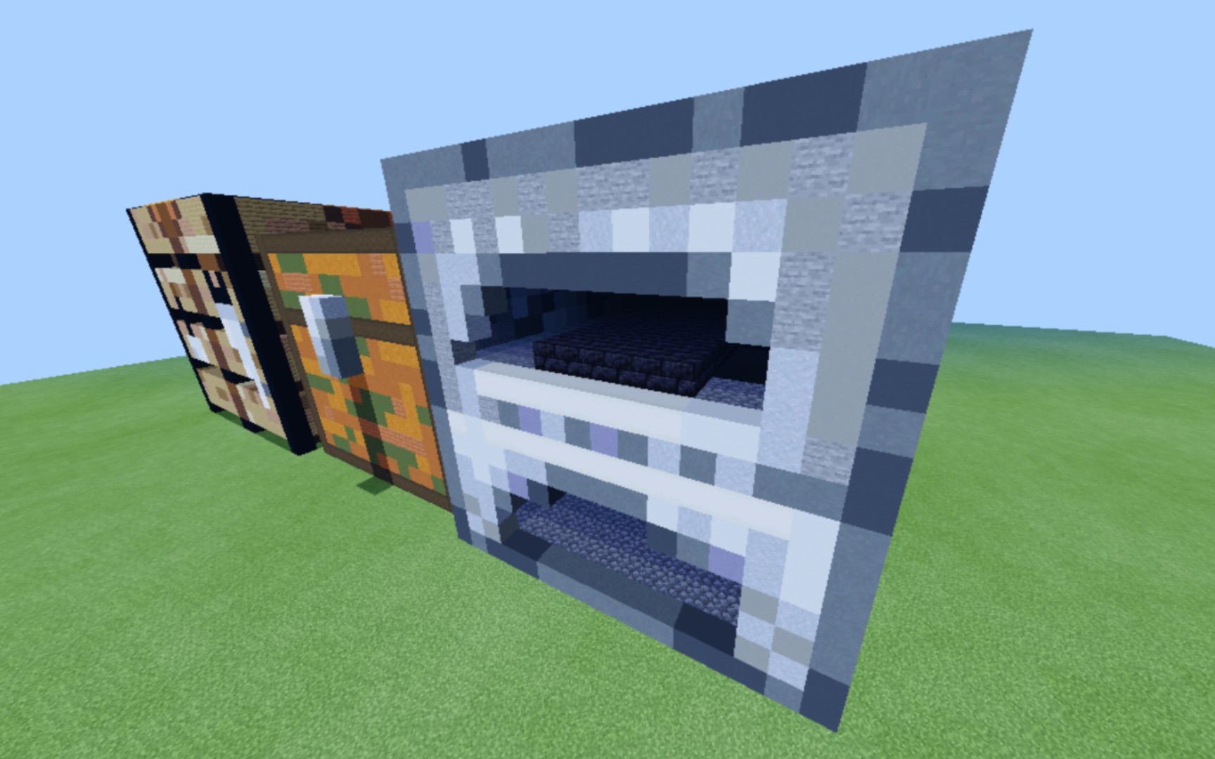 【我的世界】建造巨型熔炉,开局三件套集齐