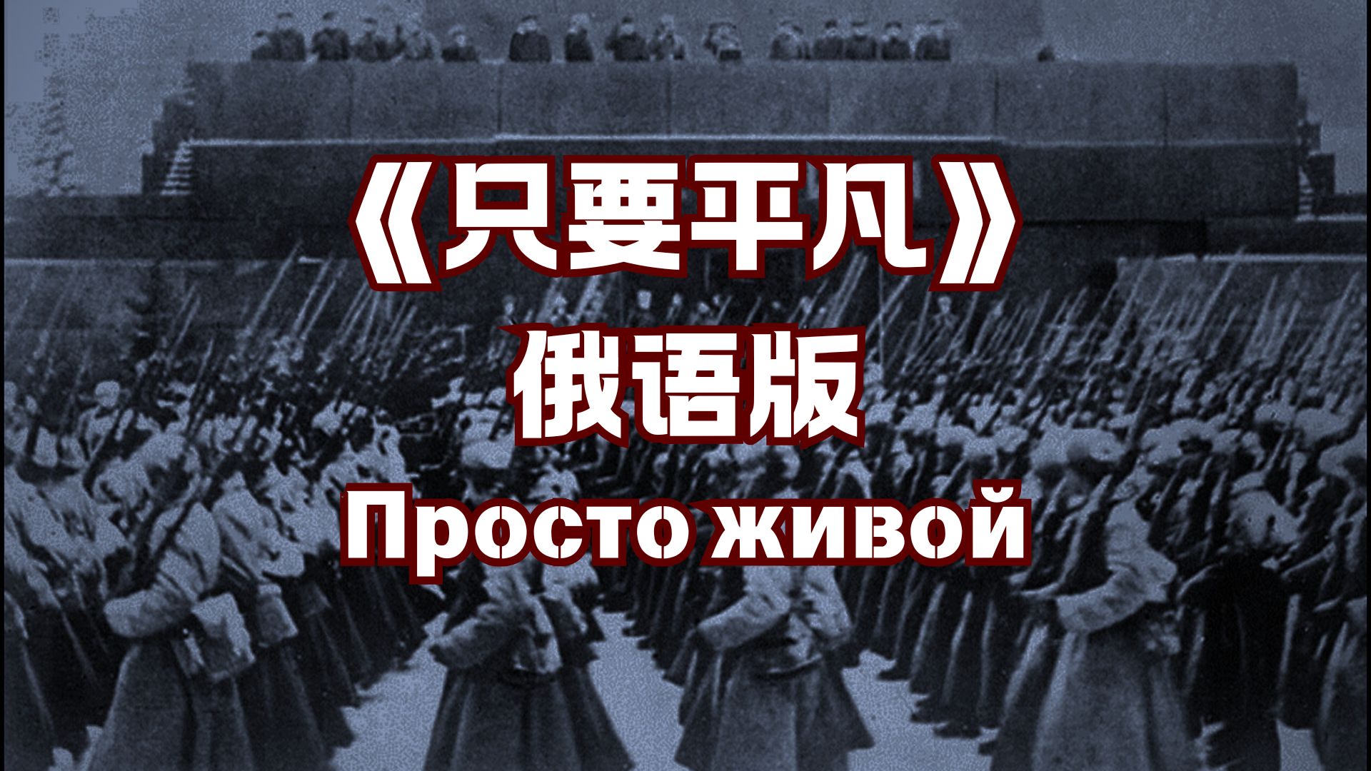 “此心此生无憾 生命的火已点燃”《只要平凡》俄语版