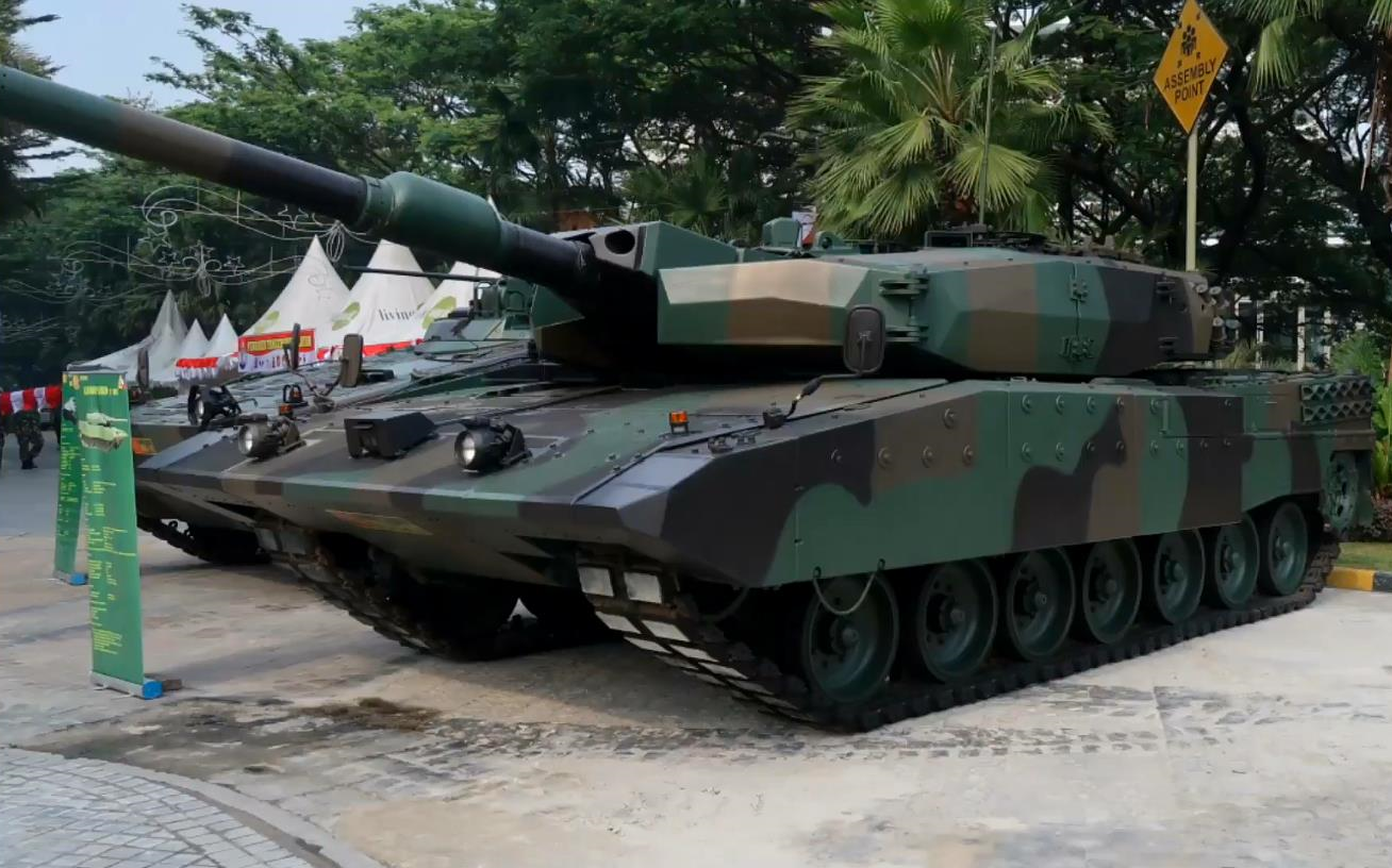 印度尼西亚陆军豹2ri主战坦克20188