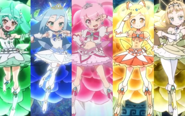 六心公主变身,有点怀疑这部动漫原本是叫做八心公主