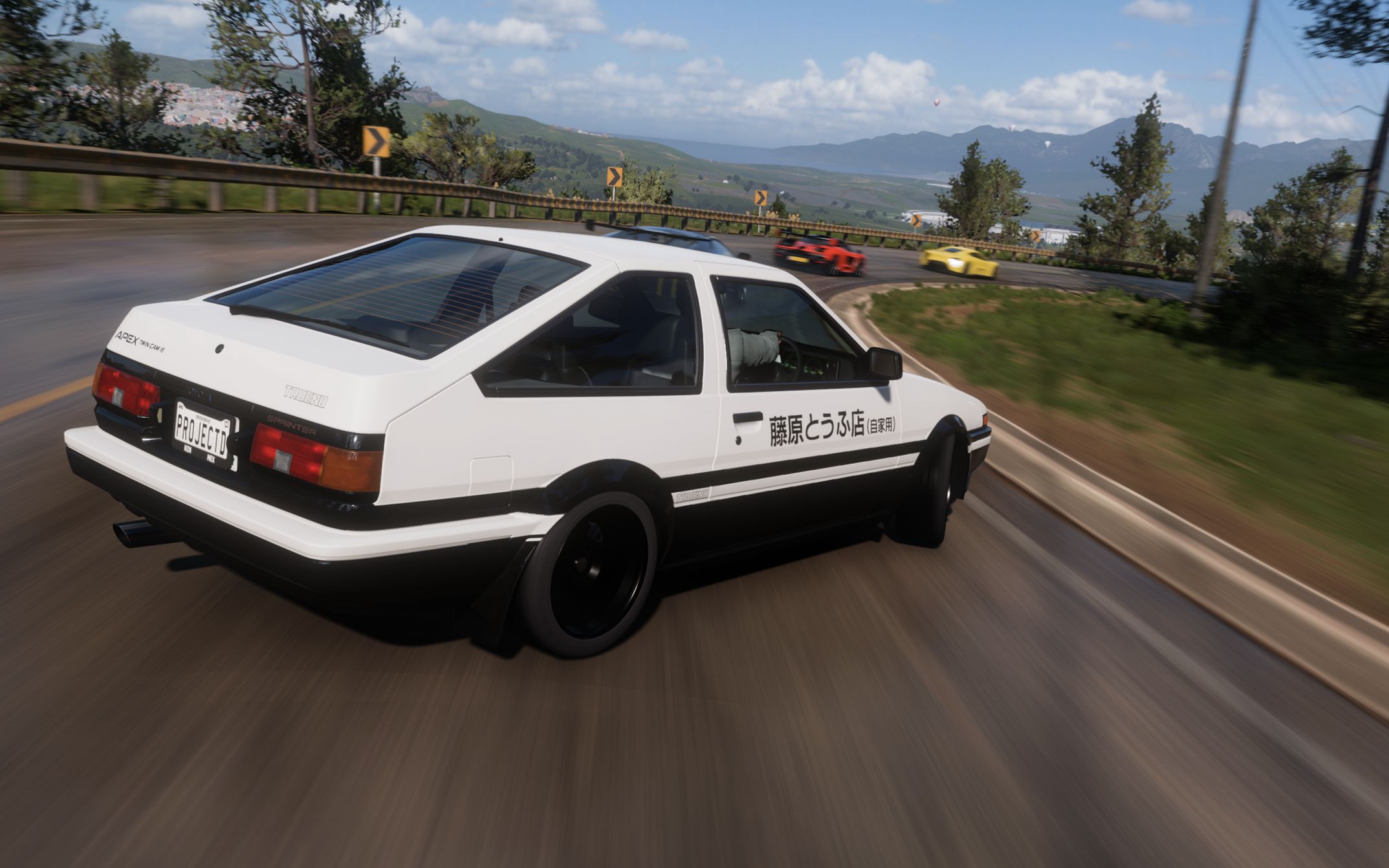 [图]AE86 超级下坡飘移！Project_D之墨西哥！极限竞速地平线5