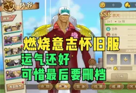 Download Video: 【燃烧意志怀旧服】运气还好可惜最后要删档