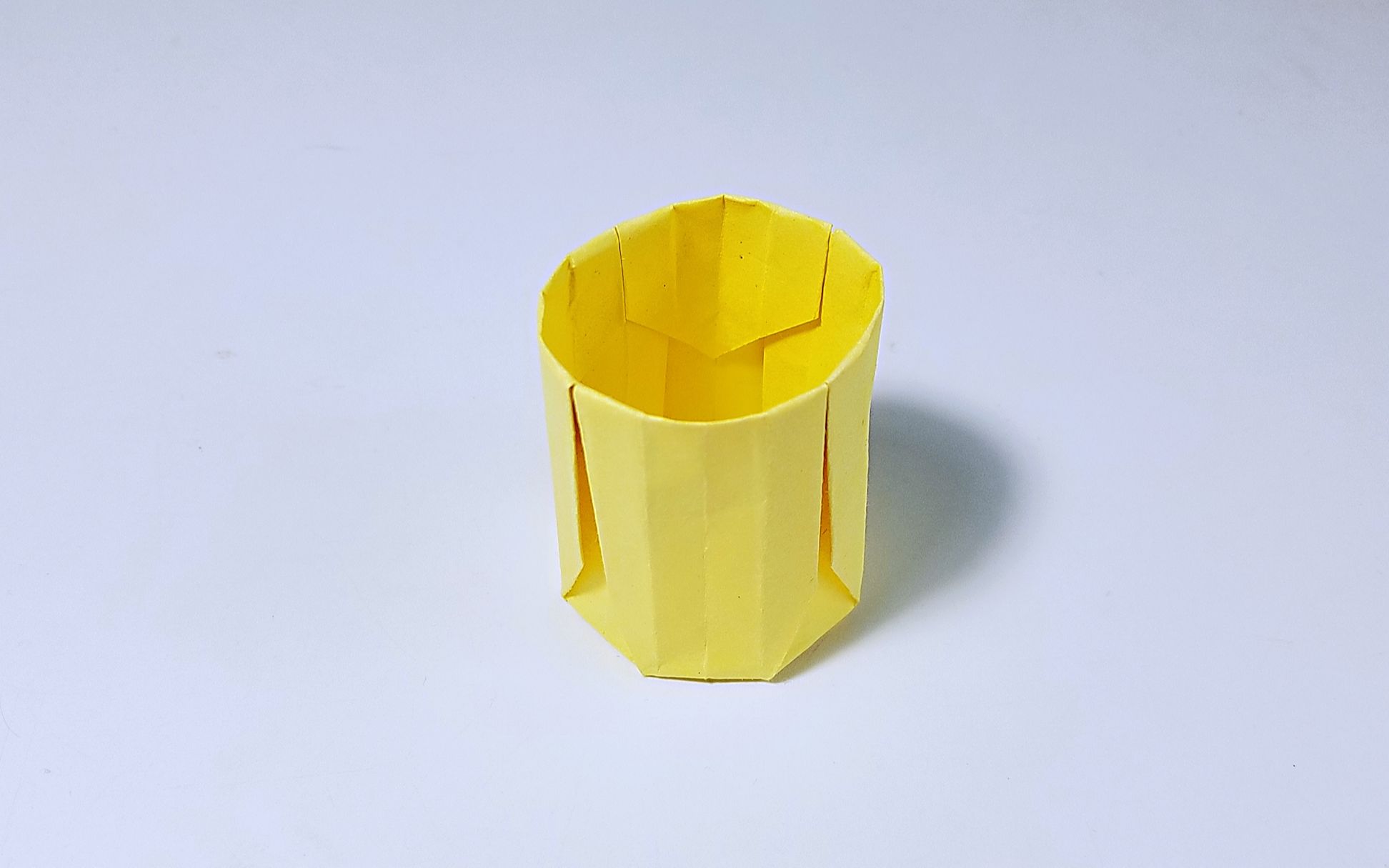 教你折纸小水杯,简单易学,详细视频教程