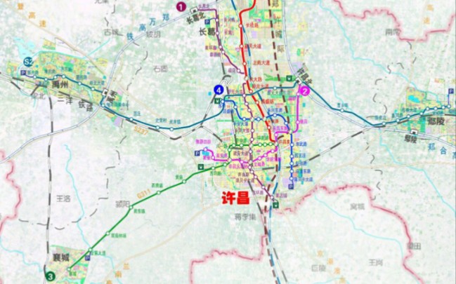 许昌轨道交通规划(两市两县两区贯通)哔哩哔哩bilibili