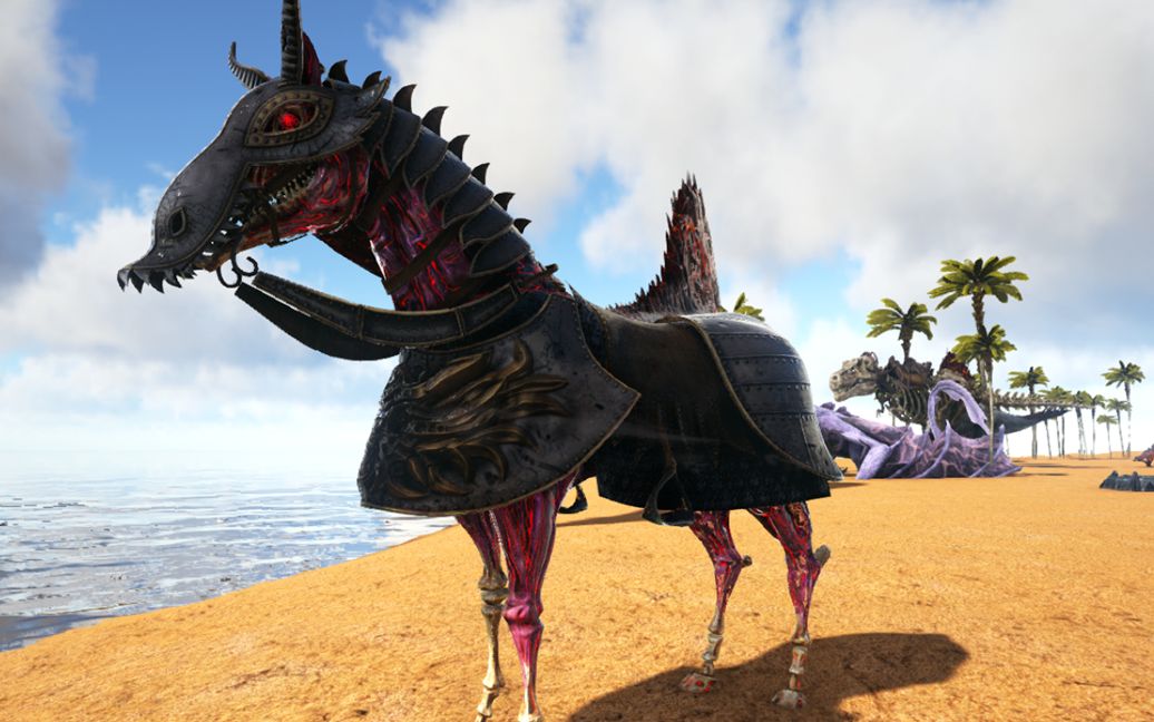 【暗墨】海底采珍珠意外装和骷髅马 方舟生存进化帕格纳西亚 38