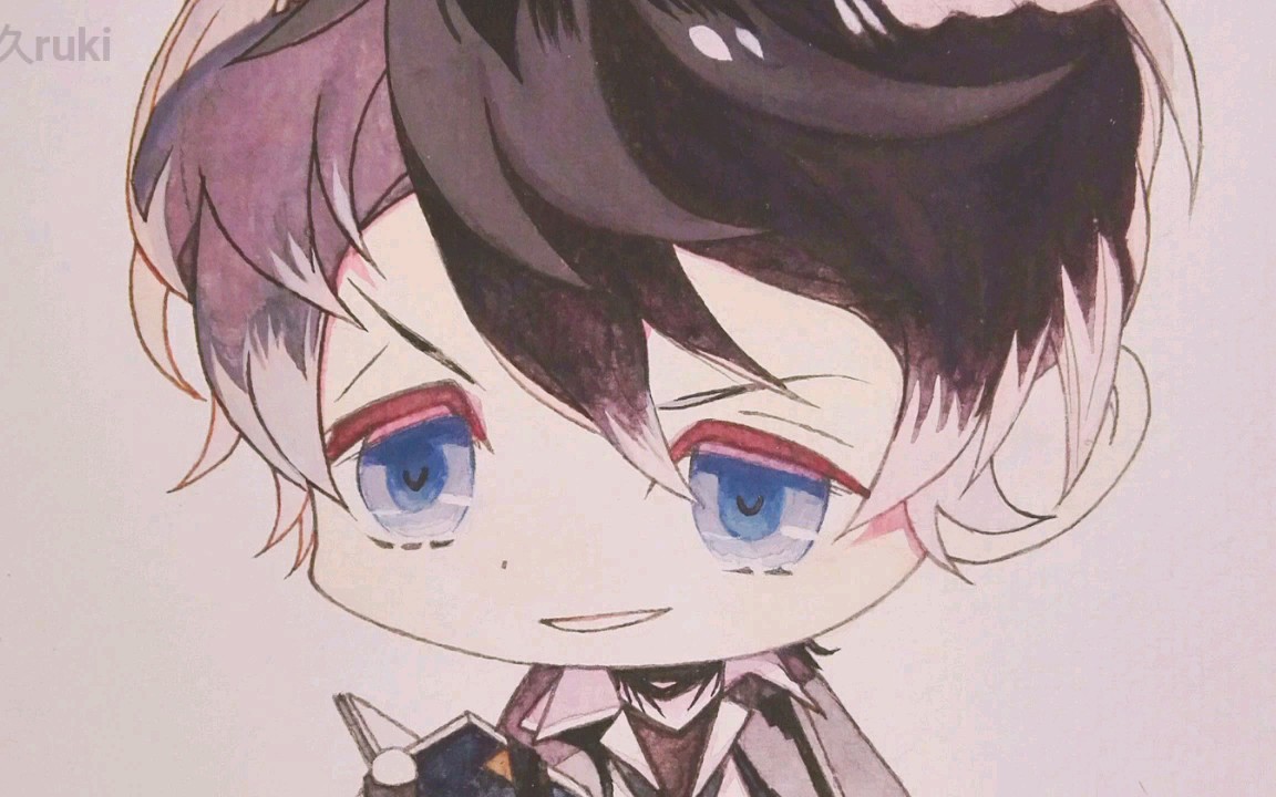 【q版临摹】diabolik lovers 無神ルキ 内附绘画时总结的心得